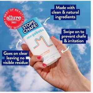 💫NWT - MEGABABE Thigh Rescue Anti-Friction Stop Chafe Stick Full Size